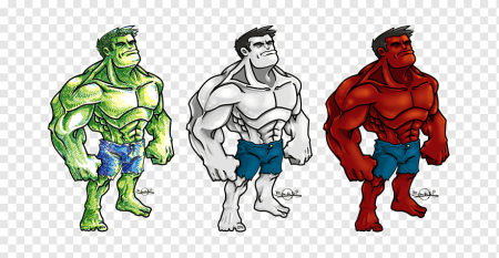 Халк раскраска цветная