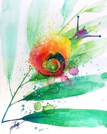 Сингапурский художник Тилен ти