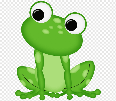 Лягушка мультяшная