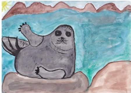 Байкал рисунок