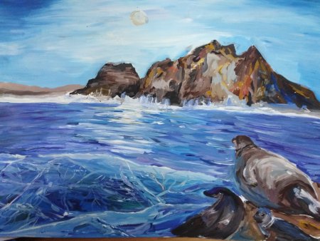 Нарисовать Байкал