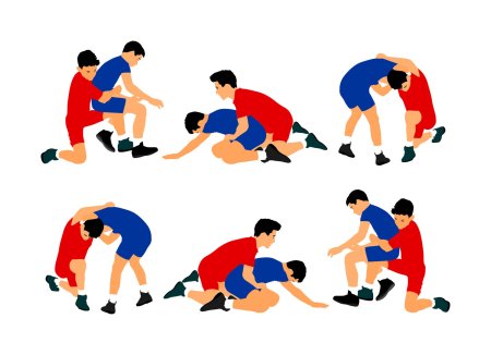 Самбо иллюстрация