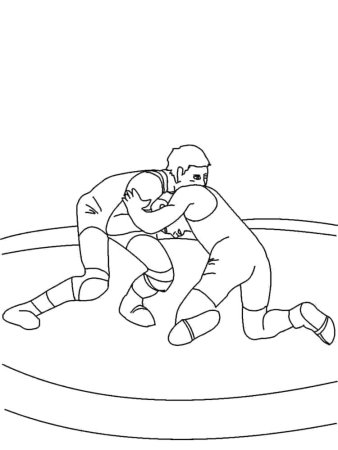 Дзюдо рисунок для детей