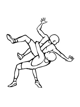 Рисунок греко Римская борьба для детей