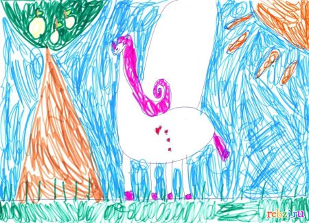 Рисунки детские пигаса