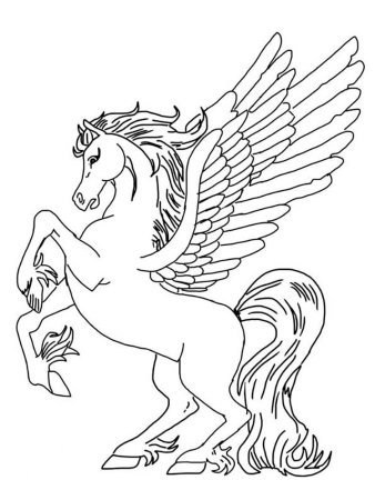 Пегас карандашом