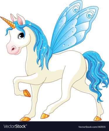 Раскраска Пегас Единорог