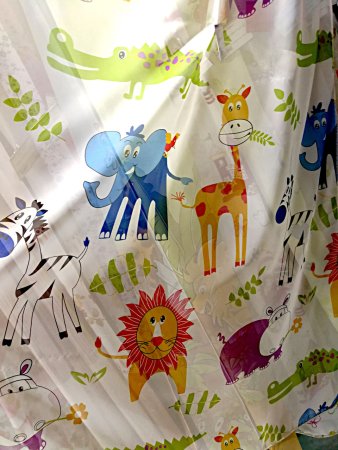 Тюль с детской тематикой