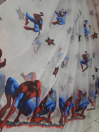 Тюль человек паук