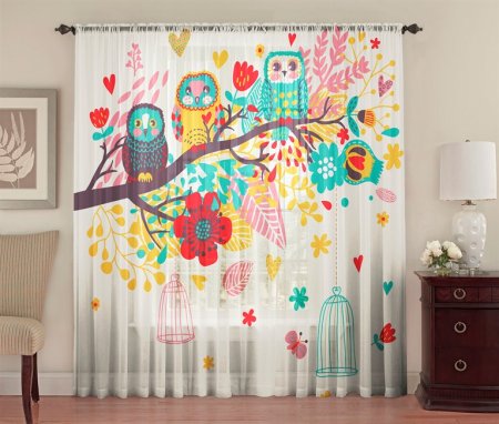 Красивая тюль в детскую