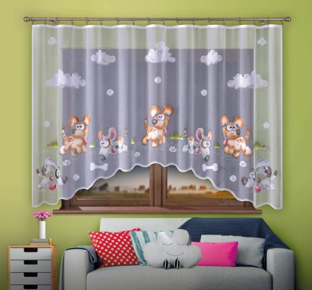 Шторы с аппликациями в детскую