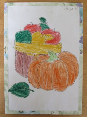 Рисование осенние дары