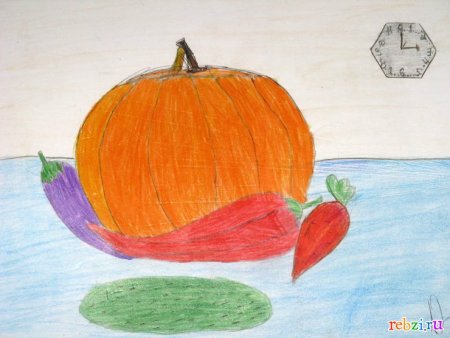 Рисование осенний урожай