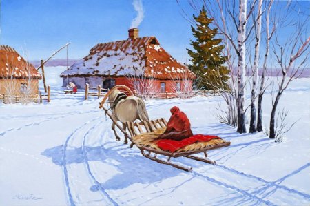 Евгений Онегин зима крестьянин торжествуя