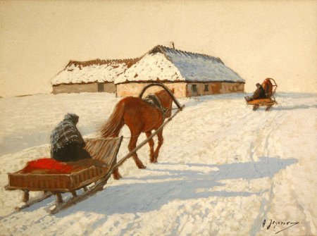 Рисунок к стихотворению зима Иван Захарович Суриков