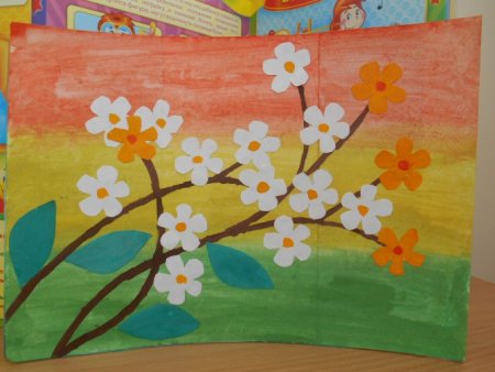 Рисование с элементами аппликации