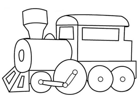 Детский рисунок паровоз (50 фото)