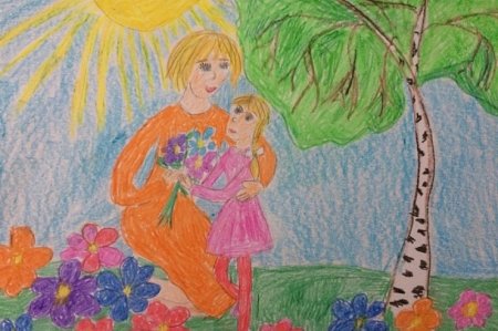 Конкурс рисунков мама