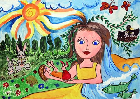 Рисунок на тему что красивее всего