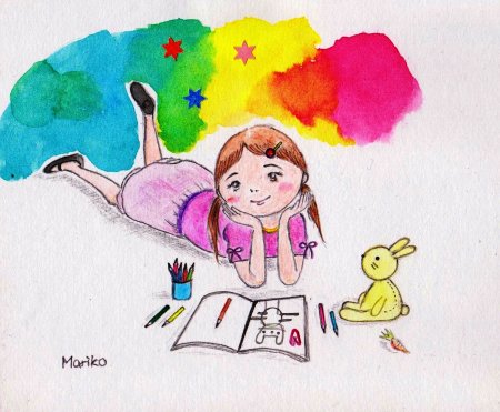 Детская мечта рисунок