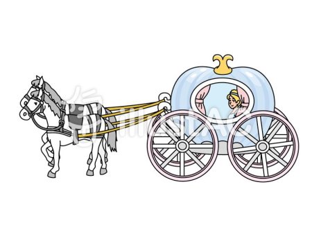 Карета с лошадьми рисунок