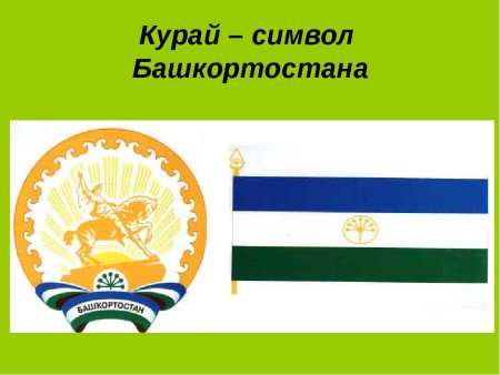 Курай на флаге Башкортостана