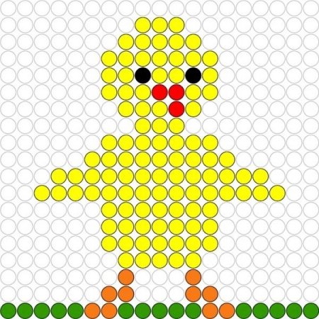 Схемы для мозаики детской