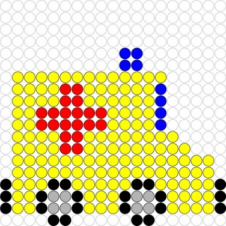 Схемы для мозаики детской