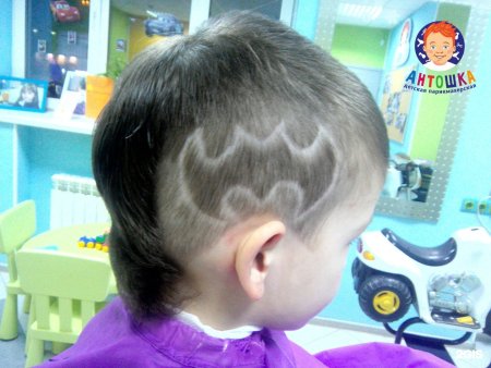 Детские стрижки с паутиной