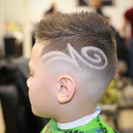 Стрижки для мальчиков с узорами