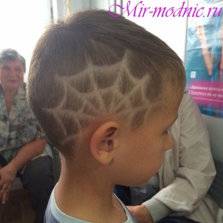 Выстриг паутина сбоку