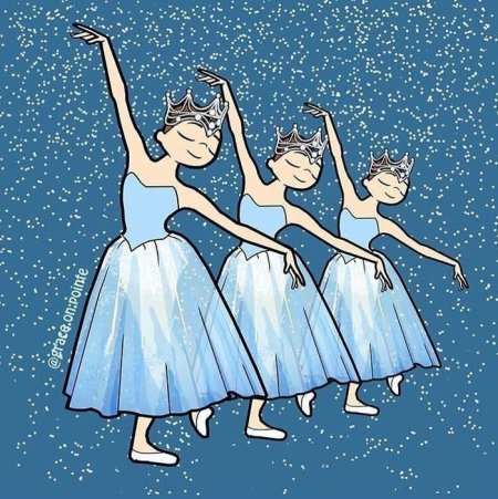 Раскраска маленькая балерина