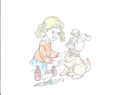 Рисунок на тему профессия ветеринар