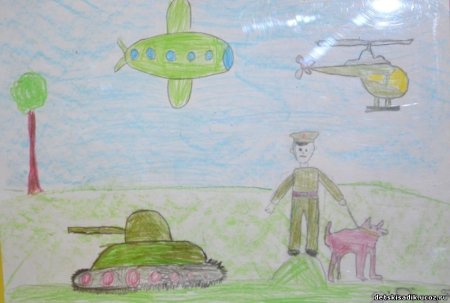 Рисование наша армия родная в подготовительной группе