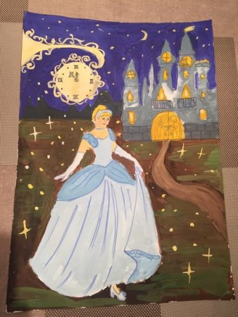 Рисунок к балету Золушка Прокофьева