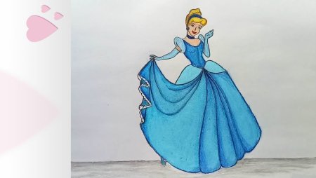 Рисунок к балету Золушка Прокофьева