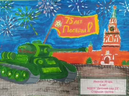 Детские рисунки на военную тему