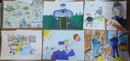 Рисунок на тему на страже порядка