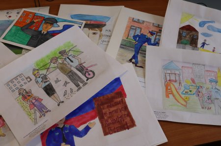 Полиция будущего рисунок