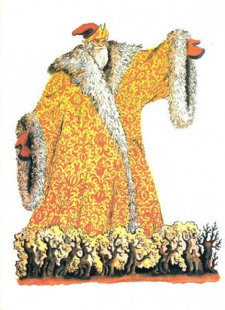 Владимир Михайлович Конашевич иллюстрации старик годовик