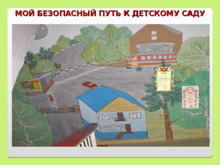 Безопасный путь до детского сада рисунок