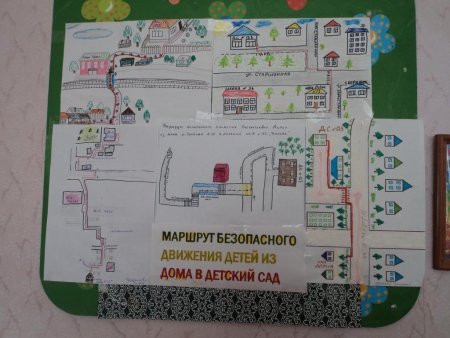 Маршрут дом детский сад