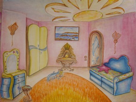 Рисунок детской комнаты