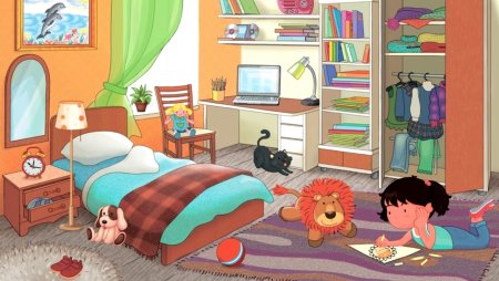 Картинка комнаты для описания