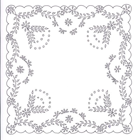 Платок раскраска для детей