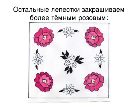 Рисунок платок 3 класс изо