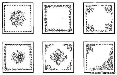 Эскиз платка