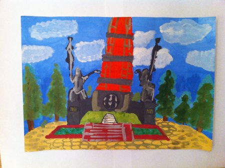 Монумент дружбы Уфа эскиз