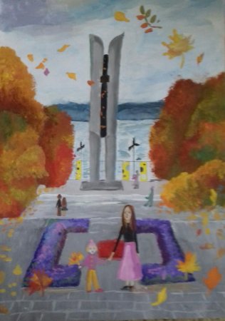 Иллюстрация монумента дружбы народов в Ижевске