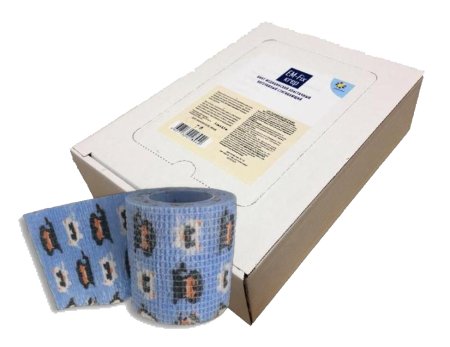 Бинт медицинский эластичный когезивный стягивающий em-Fix Krep